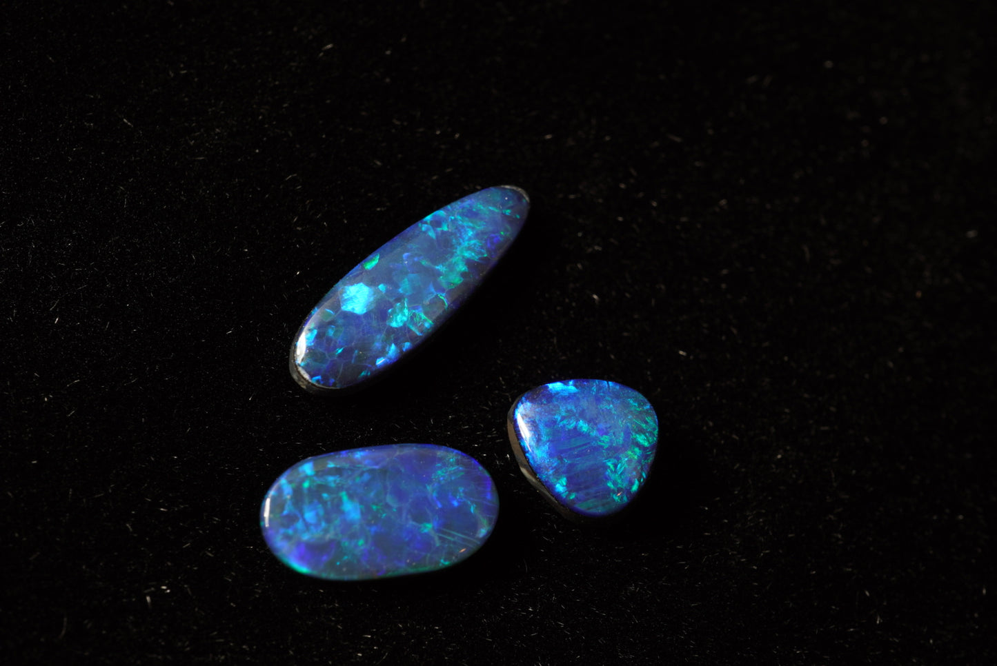 2.1 ct (total) Trio of Doublets