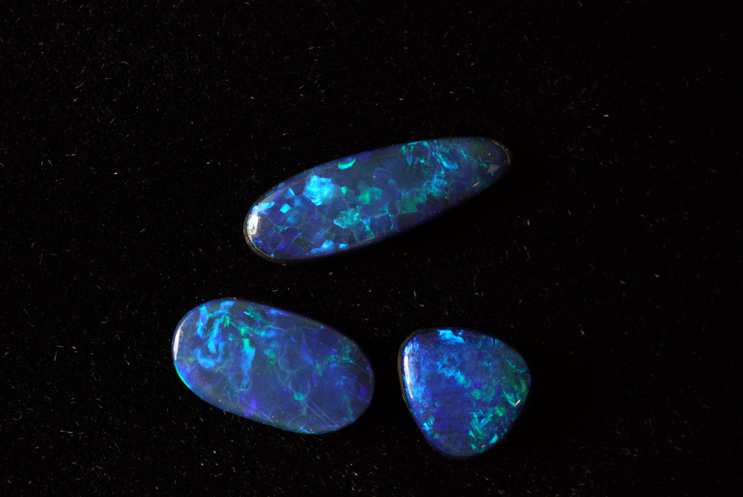 2.1 ct (total) Trio of Doublets