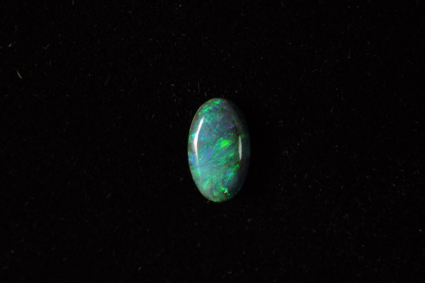 0.55 ct Black Opal 8.4 x 5 x 1.8mm