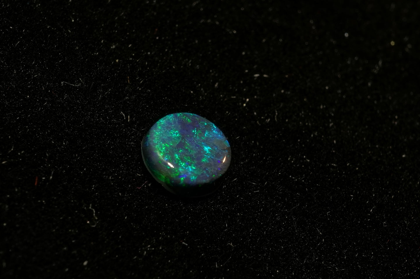 0.51 ct Black Opal 5.5 x 1.8 mm