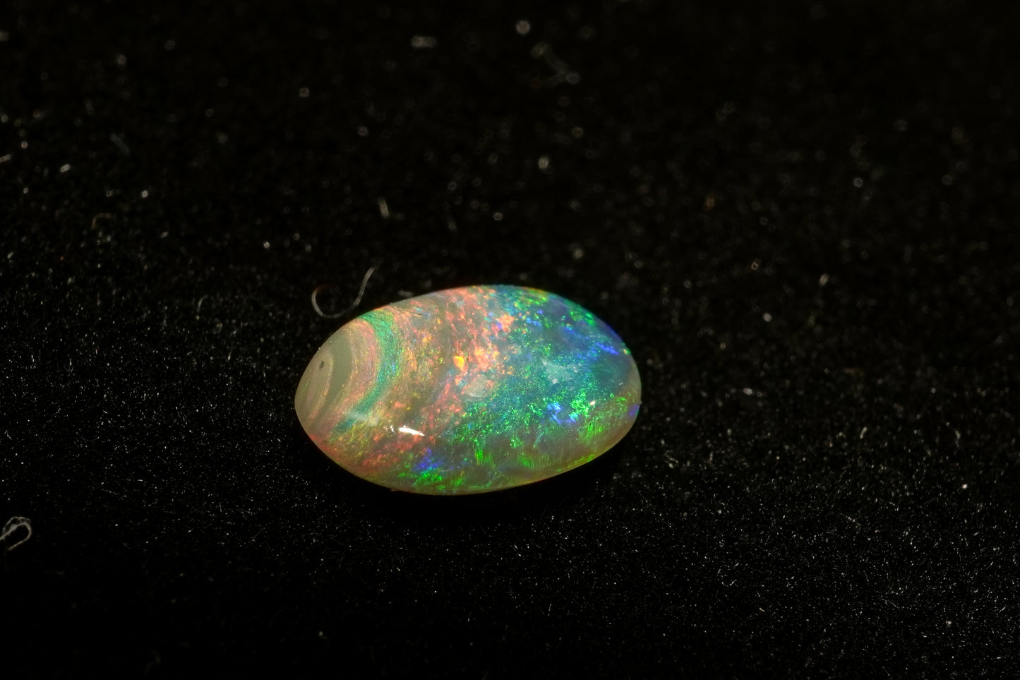 0.65 ct DS Dark Crystal Opal 7.7 x 5.5 x 2.3mm