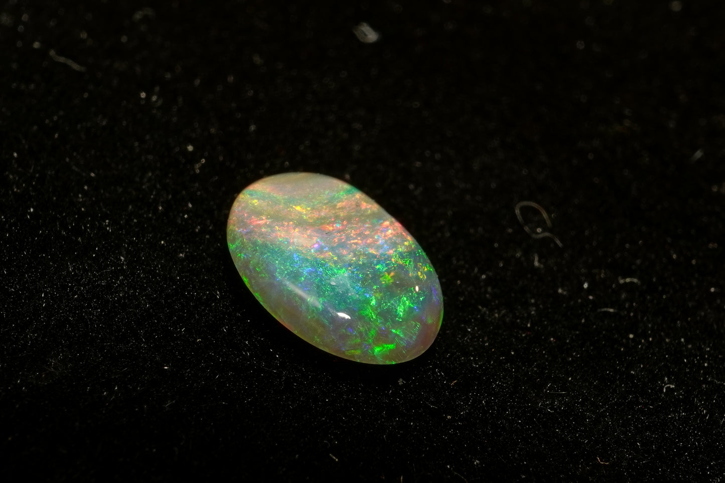 0.65 ct DS Dark Crystal Opal 7.7 x 5.5 x 2.3mm