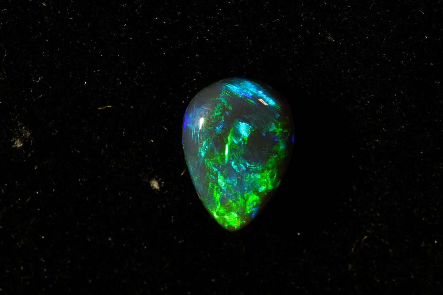 2.06 ct Black Opal 10.3 x 7.3 x 4mm