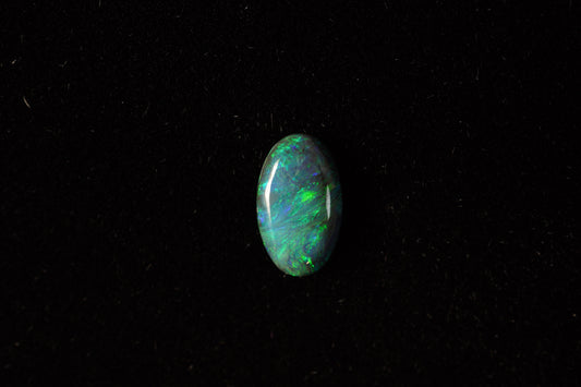 0.55 ct Black Opal  8.4 x 5 x 1.8mm