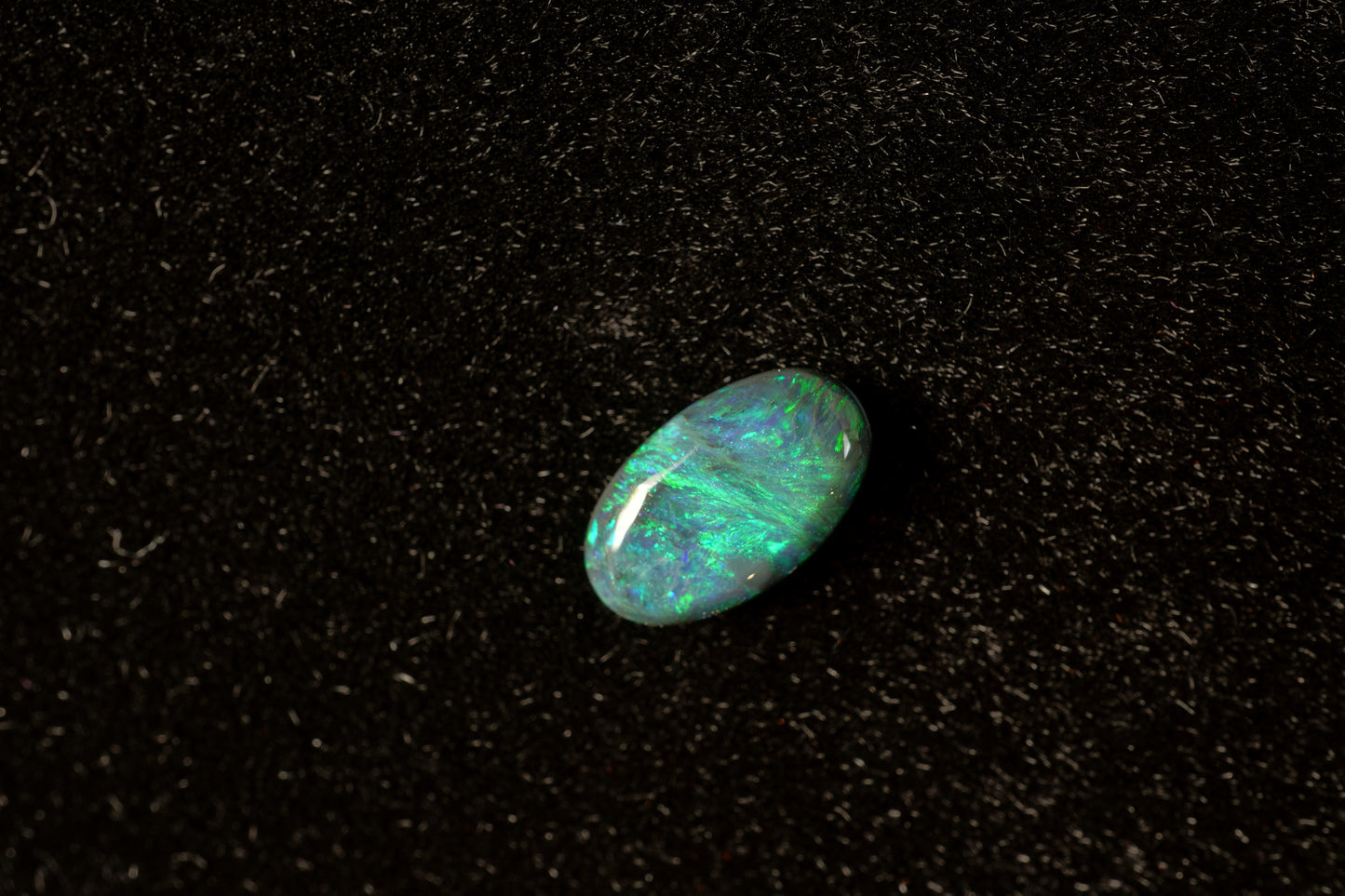 0.55 ct Black Opal  8.4 x 5 x 1.8mm