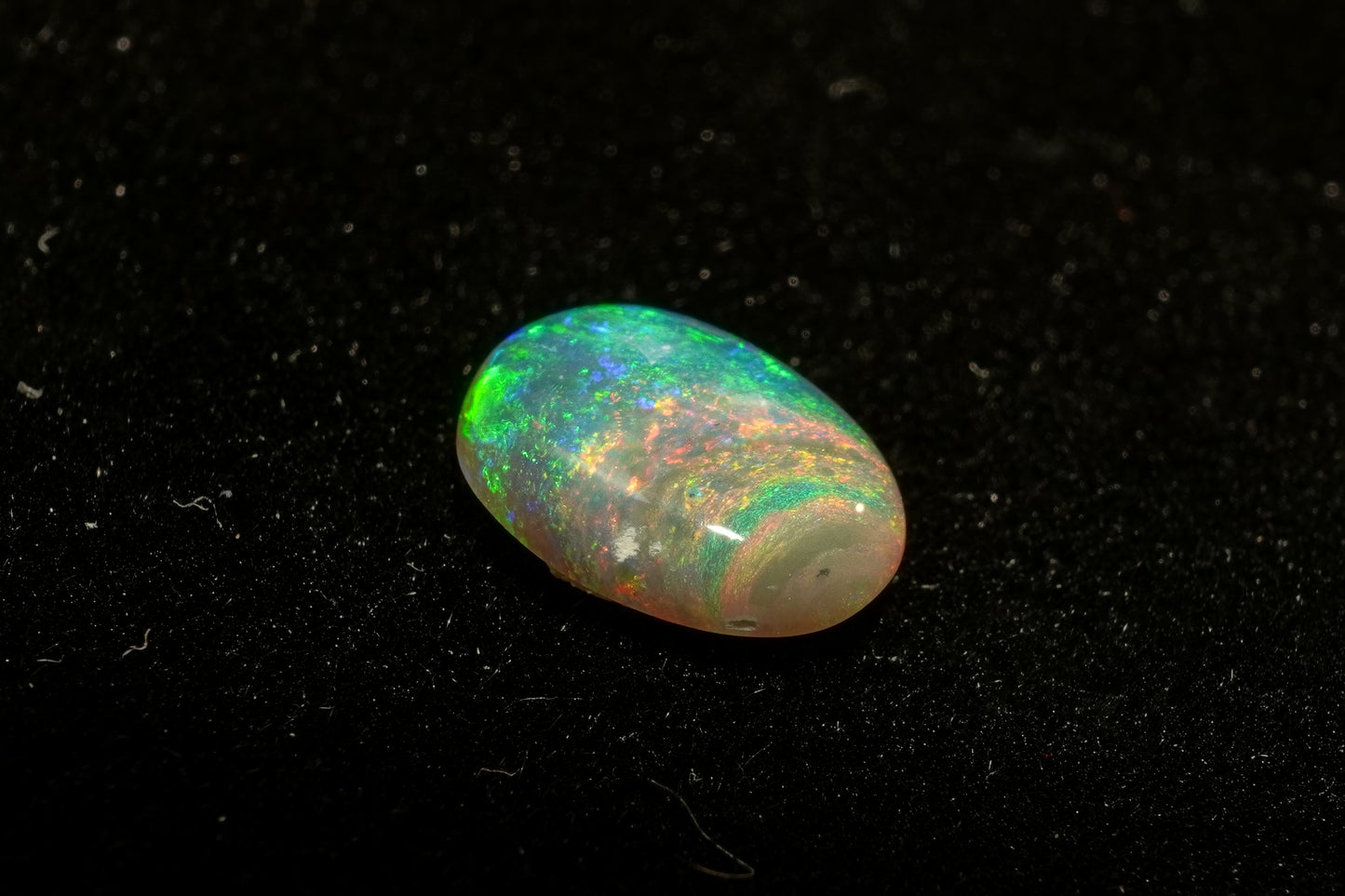 0.65 ct DS Dark Crystal Opal 7.7 x 5.5 x 2.3mm