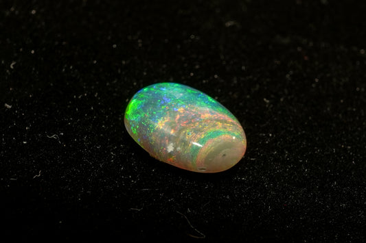 0.65 ct DS Dark Crystal Opal 7.7 x 5.5 x 2.3mm