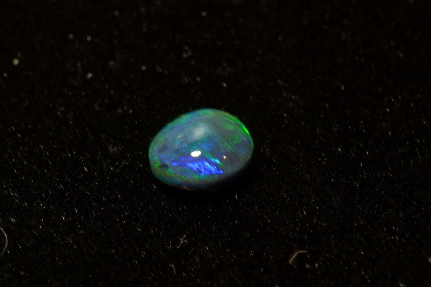 0.52 ct Black Opal 5.7 x 5.2 x 2.5 mm