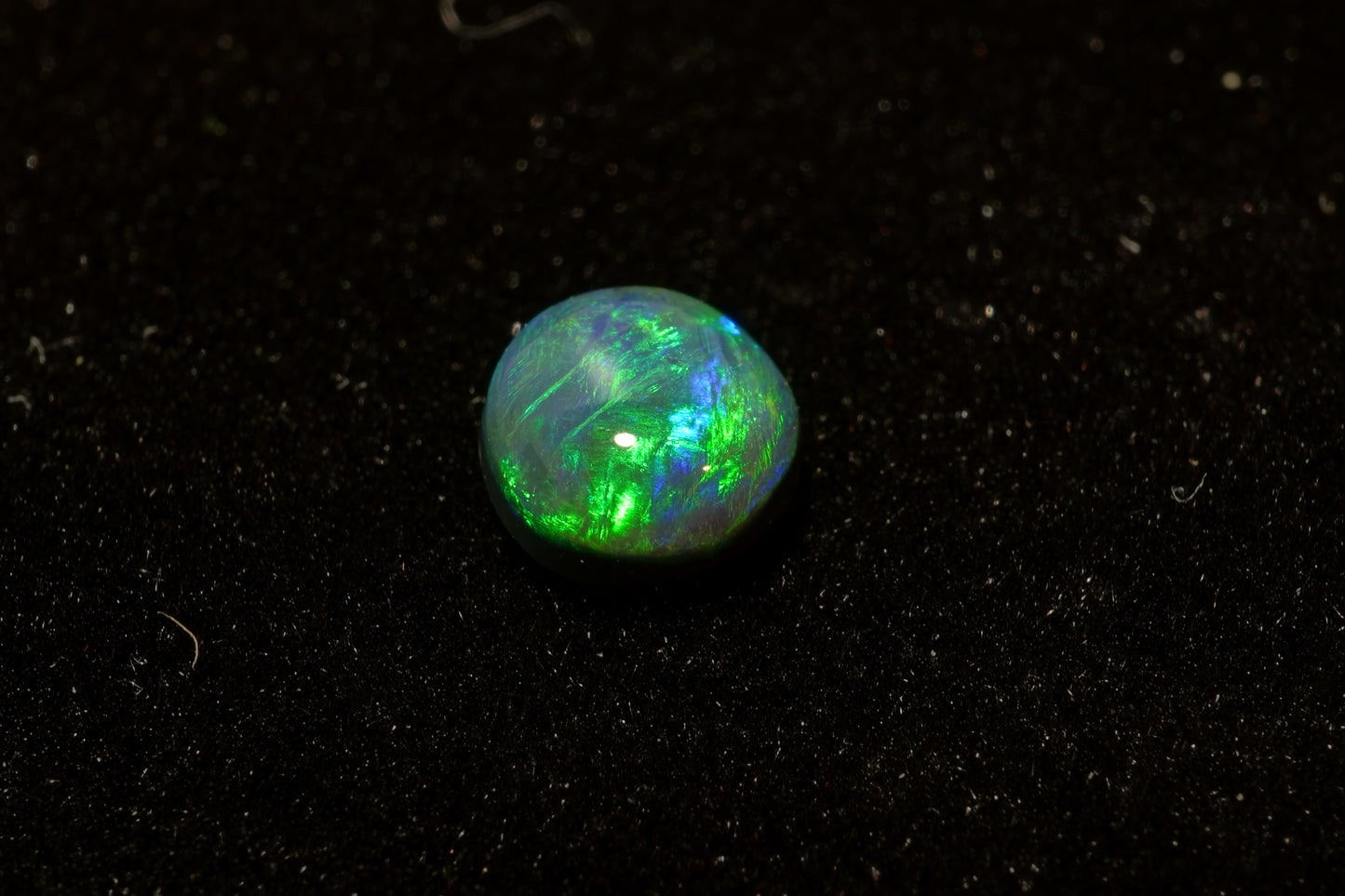 0.52 ct Black Opal 5.7 x 5.2 x 2.5 mm