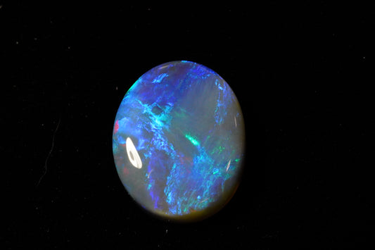 13.96 ct Dark opal 19.2 x 15.8 x 6 mm