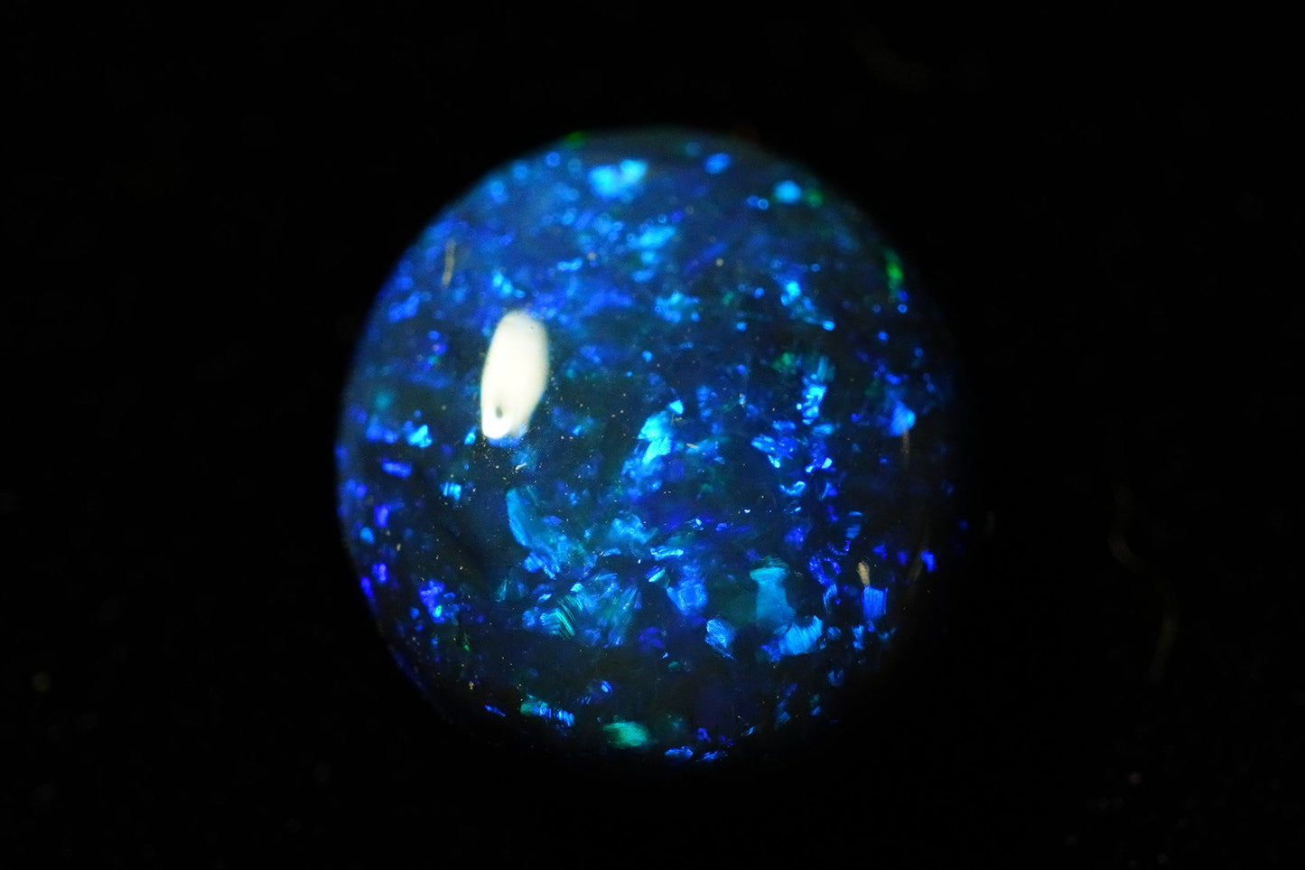 1.34 ct Black Opal 8.1 x 7.1 x 3.5 mm