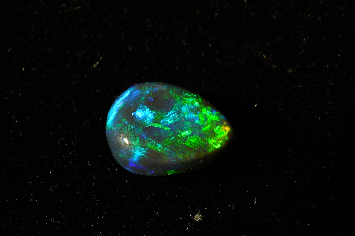 2.06 ct Black Opal 10.3 x 7.3 x 4mm