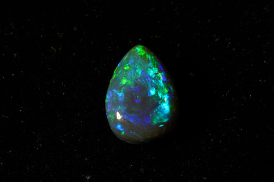 2.06 ct Black Opal 10.3 x 7.3 x 4mm