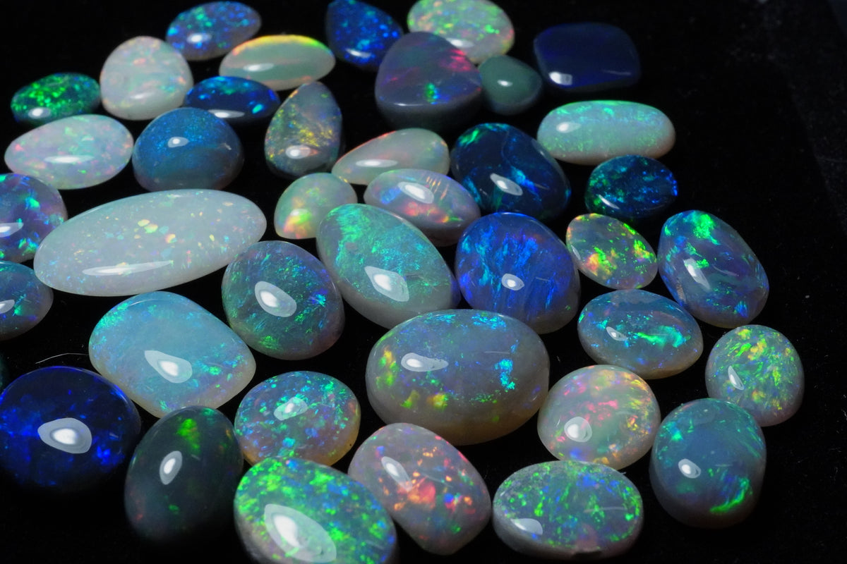 Wholesale Jewelers Parcel: 35 CT Australian Opal Investment Lot (40 Stones)